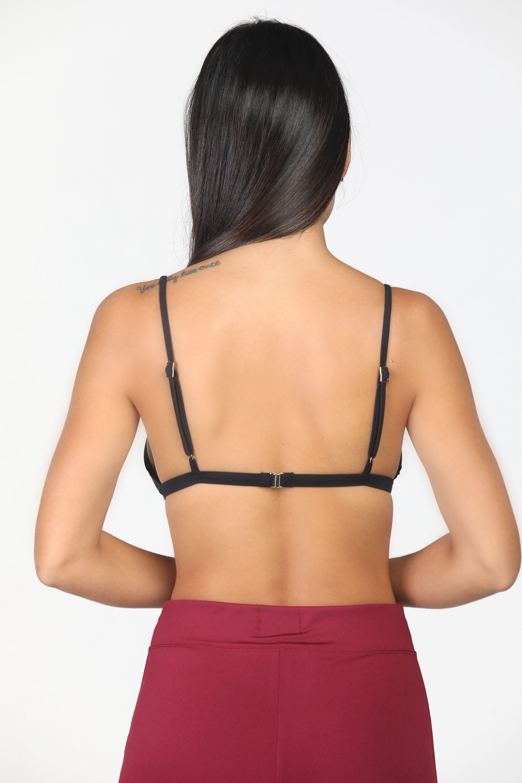 Black Triangle Bikini Top