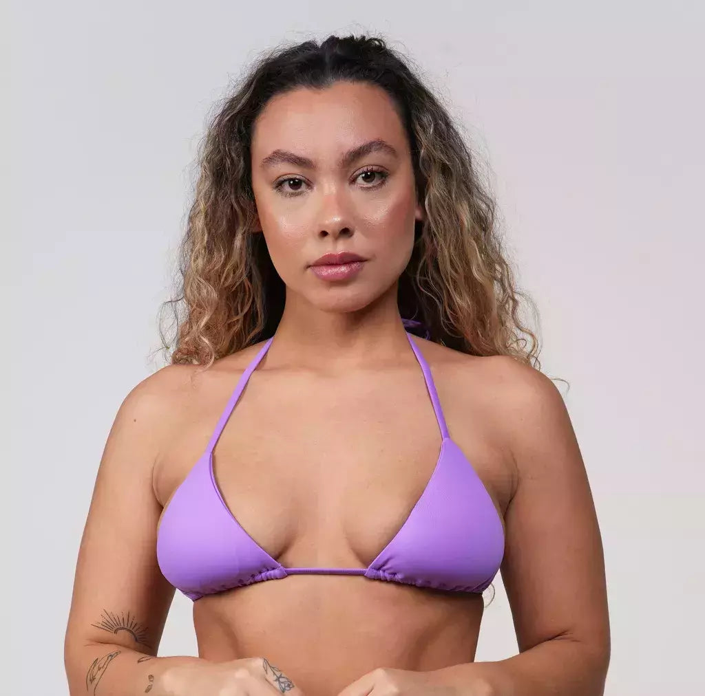 Lilac Cortininha Bikini Top